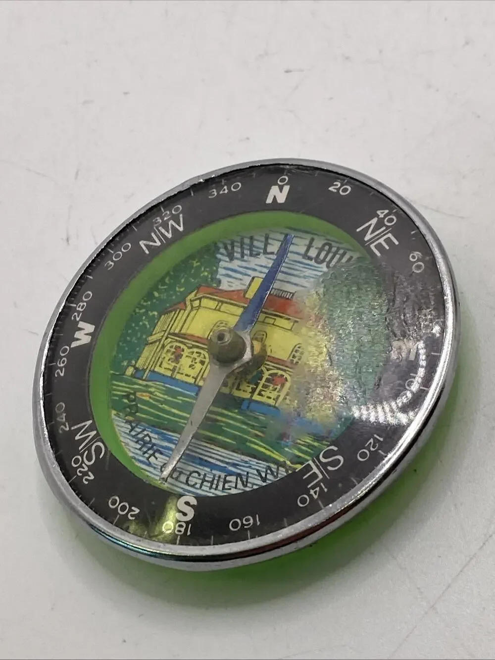 Vintage Villa Louis Prarie Du Chien Wisconsin Compass